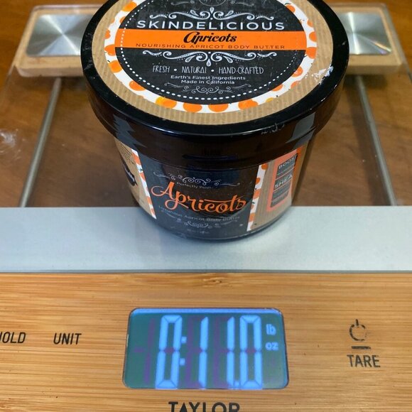 Skindelicious Apricots Nourishing Apricot Body Butter 10 Oz Shea & Cocoa Butter - Picture 6 of 7